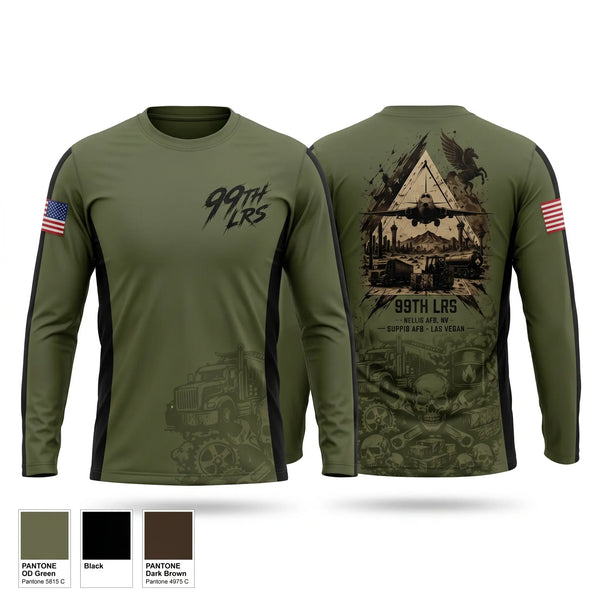 Long Sleeve Performance Shirt, 99th LRS, Air Force, Teamtime, Team time, sublimation, custom sports apparel, team uniforms, spirit wear, spiritwear, sports uniforms, custom shirts, team store, custom team store, fundraiser sports, apparel fundraiser