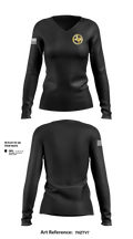 Nueces County Constable PCT4 30073114 Women's Long Sleeve V-neck Shirt - 101