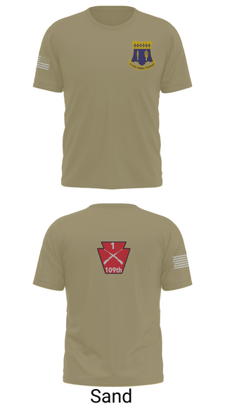 Old School Cotton Feel Shirt, A co 1/109, National Guard, Teamtime, Team time, sublimation, custom sports apparel, team uniforms, spirit wear, spiritwear, sports uniforms, custom shirts, team store, custom team store, fundraiser sports, apparel fundraiser