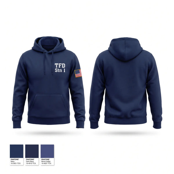 Hoodie, TFD Stn 1, Fire Department, Teamtime, Team time, sublimation, custom sports apparel, team uniforms, spirit wear, spiritwear, sports uniforms, custom shirts, team store, custom team store, fundraiser sports, apparel fundraiser