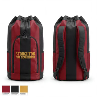 Gear Bag, Stoughton Fire Department, Fire Department, Teamtime, Team time, sublimation, custom sports apparel, team uniforms, spirit wear, spiritwear, sports uniforms, custom shirts, team store, custom team store, fundraiser sports, apparel fundraiser