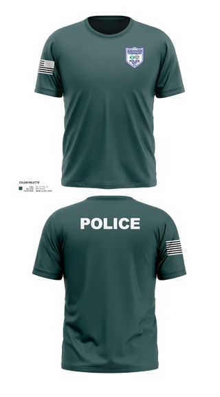 Old School Cotton Feel Shirt, Andover Township Police Department, , Teamtime, Team time, sublimation, custom sports apparel, team uniforms, spirit wear, spiritwear, sports uniforms, custom shirts, team store, custom team store, fundraiser sports, apparel fundraiser