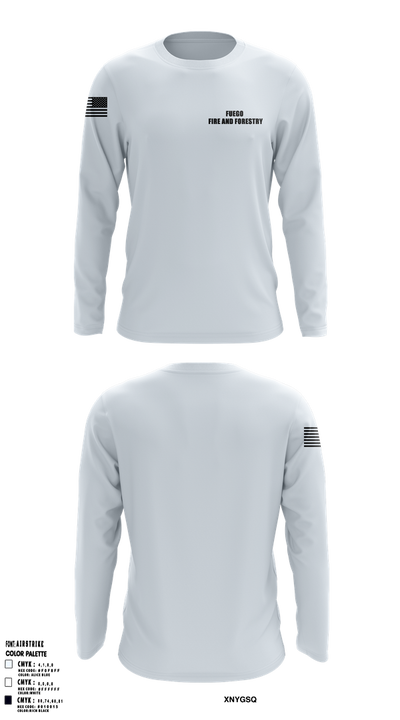 Fuego, Fire and Forestry 66416261 Long Sleeve Performance Shirt 1
