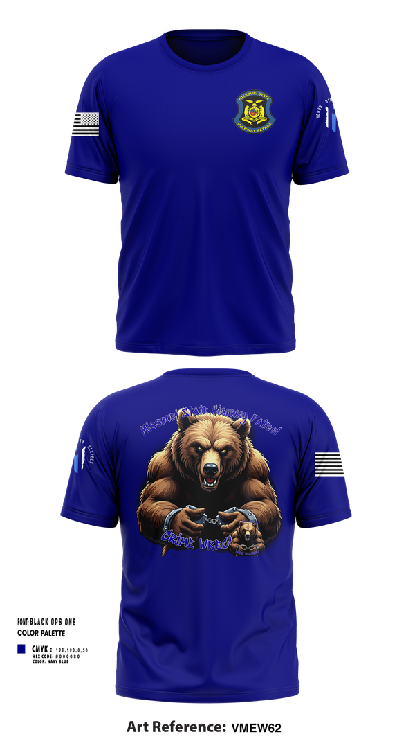 Short Sleeve Performance Shirt, Troop A Crime Wreckers, , Teamtime, Team time, sublimation, custom sports apparel, team uniforms, spirit wear, spiritwear, sports uniforms, custom shirts, team store, custom team store, fundraiser sports, apparel fundraiser