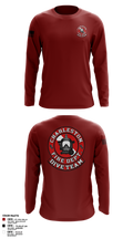 Charleston Fire Dept Dive Team 94862858 Long Sleeve Performance Shirt 1