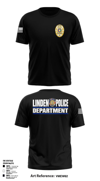 Old School Cotton Shirt, Linden police department, Police, Teamtime, Team time, sublimation, custom sports apparel, team uniforms, spirit wear, spiritwear, sports uniforms, custom shirts, team store, custom team store, fundraiser sports, apparel fundraiser