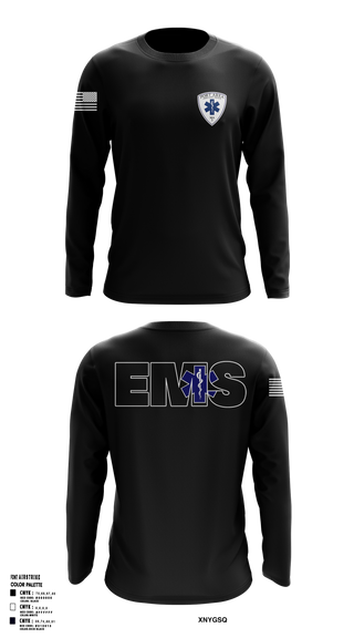 Long Sleeve Performance Shirt, PAAS, EMS/EMT, Teamtime, Team time, sublimation, custom sports apparel, team uniforms, spirit wear, spiritwear, sports uniforms, custom shirts, team store, custom team store, fundraiser sports, apparel fundraiser