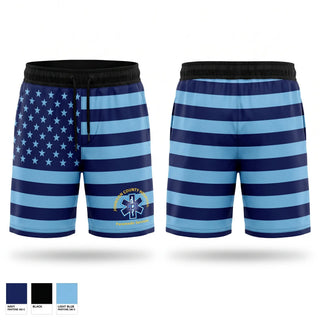 Athletic Shorts With Pockets, JCH Paramedic Services, EMS/EMT, Teamtime, Team time, sublimation, custom sports apparel, team uniforms, spirit wear, spiritwear, sports uniforms, custom shirts, team store, custom team store, fundraiser sports, apparel fundraiser