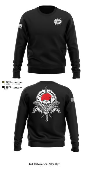 Crew Neck Sweatshirt, Joint Medical Unit, Army, Teamtime, Team time, sublimation, custom sports apparel, team uniforms, spirit wear, spiritwear, sports uniforms, custom shirts, team store, custom team store, fundraiser sports, apparel fundraiser