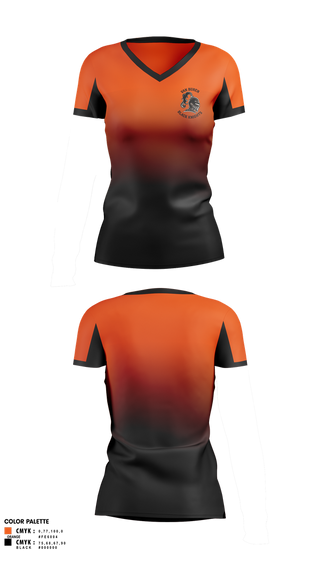 Womens Short Sleeve Vneck Shirt, Van Buren Youth Soccer Association, Spirit Store, Teamtime, Team time, sublimation, custom sports apparel, team uniforms, spirit wear, spiritwear, sports uniforms, custom shirts, team store, custom team store, fundraiser sports, apparel fundraiser