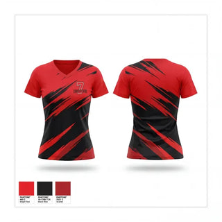 Womens Short Sleeve Vneck Shirt, Downriver Venom, Softball, Teamtime, Team time, sublimation, custom sports apparel, team uniforms, spirit wear, spiritwear, sports uniforms, custom shirts, team store, custom team store, fundraiser sports, apparel fundraiser