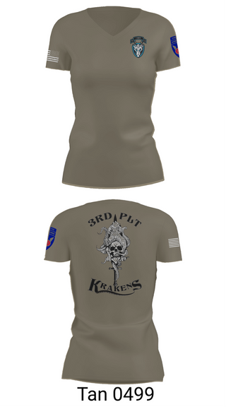 Womens Short Sleeve Vneck Shirt, , Army, Teamtime, Team time, sublimation, custom sports apparel, team uniforms, spirit wear, spiritwear, sports uniforms, custom shirts, team store, custom team store, fundraiser sports, apparel fundraiser