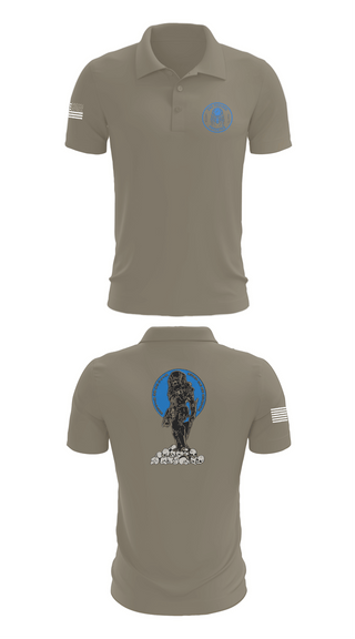 Short Sleeve Performance Polo, Assassin Troop, 2-15 CAV, Army, Teamtime, Team time, sublimation, custom sports apparel, team uniforms, spirit wear, spiritwear, sports uniforms, custom shirts, team store, custom team store, fundraiser sports, apparel fundraiser