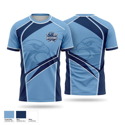 Logan Martin Riverhawks Short Sleeve Performance Shirt - 1