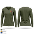 Correction officer Women's Long Sleeve V-neck Shirt - 1
