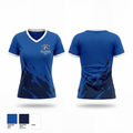 Charlotte Icehawks 40870331 Women's Short Sleeve V-neck Shirt - 1