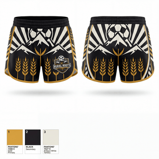 Womens Shorts, Rural Roots Academy, Men's Soccer, Teamtime, Team time, sublimation, custom sports apparel, team uniforms, spirit wear, spiritwear, sports uniforms, custom shirts, team store, custom team store, fundraiser sports, apparel fundraiser