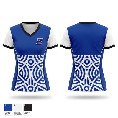 Huskies 6404023 Women's Short Sleeve V-neck Shirt - 1