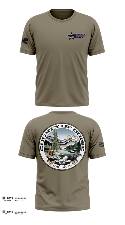 Boise County Sheriffs 675554 Short Sleeve Performance Shirt - 1