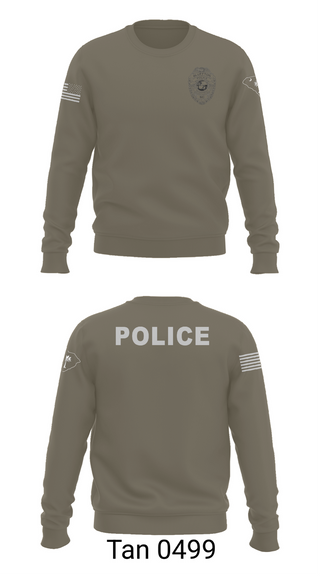 Crew Neck Sweatshirt, Bluffton PD, , Teamtime, Team time, sublimation, custom sports apparel, team uniforms, spirit wear, spiritwear, sports uniforms, custom shirts, team store, custom team store, fundraiser sports, apparel fundraiser