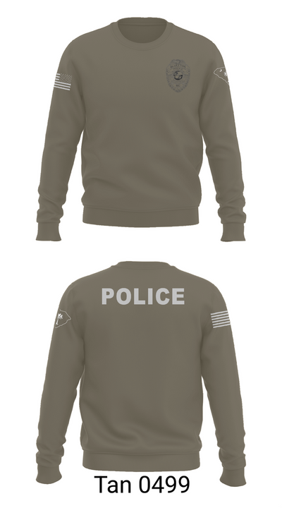 Bluffton PD 22287446 Crew Neck Sweatshirt - 62
