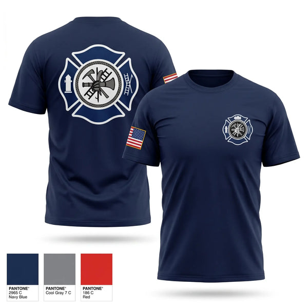 Old School Cotton Feel Shirt, Tuscarora fire department, Fire Department, Teamtime, Team time, sublimation, custom sports apparel, team uniforms, spirit wear, spiritwear, sports uniforms, custom shirts, team store, custom team store, fundraiser sports, apparel fundraiser