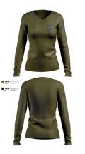 Alexandria Police Department Special Operations Women's Long Sleeve V-neck Shirt - 5