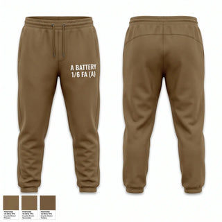 Sweatpants, A Battery, 1-6 FA, A MST, Army, Teamtime, Team time, sublimation, custom sports apparel, team uniforms, spirit wear, spiritwear, sports uniforms, custom shirts, team store, custom team store, fundraiser sports, apparel fundraiser