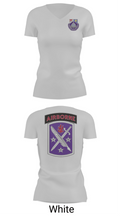 97th Civil Affairs 7430934 Women's Short Sleeve V-neck Shirt - 12