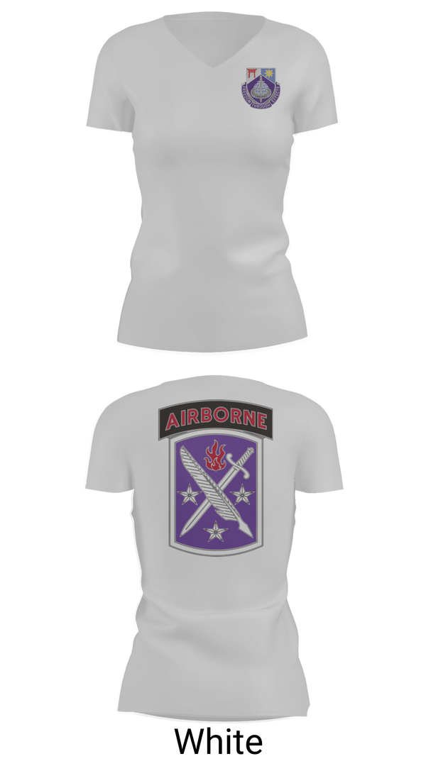 Womens Short Sleeve Vneck Shirt, 97th Civil Affairs97th Civil Affairs, Army, Teamtime, Team time, sublimation, custom sports apparel, team uniforms, spirit wear, spiritwear, sports uniforms, custom shirts, team store, custom team store, fundraiser sports, apparel fundraiser