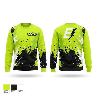 ELEKTRIK ELITE TRACK CLUB Crew Neck Sweatshirt - 1