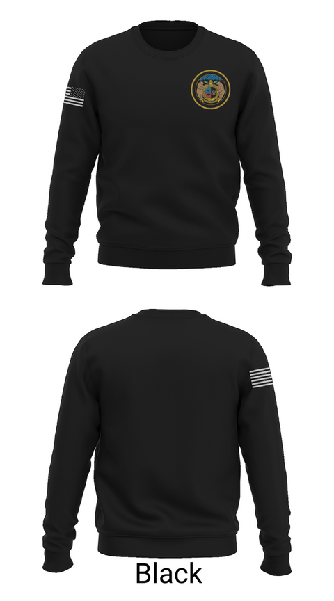 Crew Neck Sweatshirt, Marshals, Police, Teamtime, Team time, sublimation, custom sports apparel, team uniforms, spirit wear, spiritwear, sports uniforms, custom shirts, team store, custom team store, fundraiser sports, apparel fundraiser