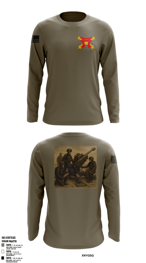 Long Sleeve Performance Shirt, Crusader Battery, , Teamtime, Team time, sublimation, custom sports apparel, team uniforms, spirit wear, spiritwear, sports uniforms, custom shirts, team store, custom team store, fundraiser sports, apparel fundraiser
