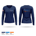 Pilchers Ambulance Service 24984183 Women's Long Sleeve V-neck Shirt - 1