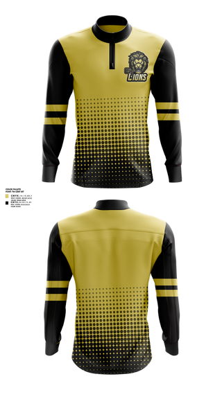 Quarter Zip Jacket, Gt lions, , Teamtime, Team time, sublimation, custom sports apparel, team uniforms, spirit wear, spiritwear, sports uniforms, custom shirts, team store, custom team store, fundraiser sports, apparel fundraiser