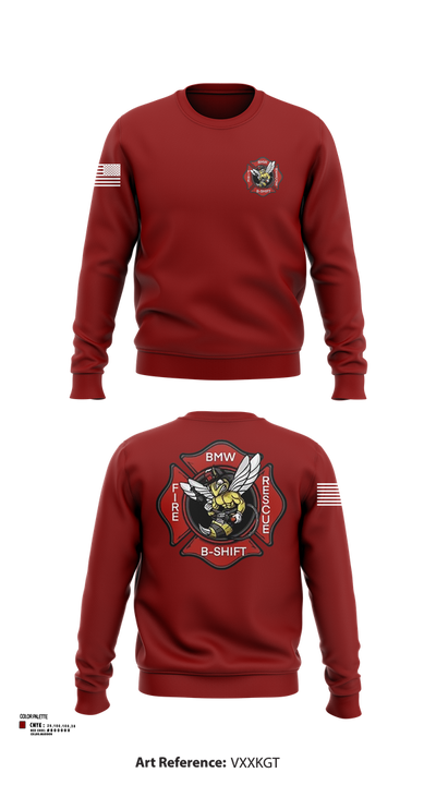 B-Shift 61265399 Crew Neck Sweatshirt - 103