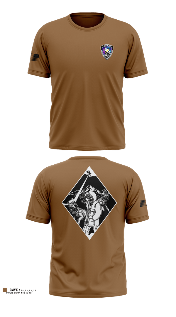 Old School Cotton Feel Shirt, 673d SFS Kennels, Air Force, Teamtime, Team time, sublimation, custom sports apparel, team uniforms, spirit wear, spiritwear, sports uniforms, custom shirts, team store, custom team store, fundraiser sports, apparel fundraiser