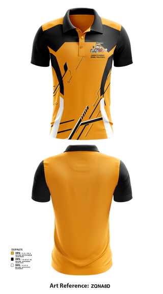 Short Sleeve Performance Polo, Lafayette Middle School Volleyball, Women's Volleyball, Teamtime, Team time, sublimation, custom sports apparel, team uniforms, spirit wear, spiritwear, sports uniforms, custom shirts, team store, custom team store, fundraiser sports, apparel fundraiser