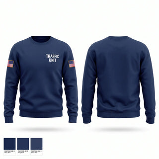 Crew Neck Sweatshirt, Traffic Unit, Police, Teamtime, Team time, sublimation, custom sports apparel, team uniforms, spirit wear, spiritwear, sports uniforms, custom shirts, team store, custom team store, fundraiser sports, apparel fundraiser