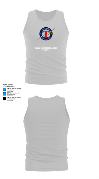 Tank Top, Tampa Bay Technical High School, Men's Basketball, Teamtime, Team time, sublimation, custom sports apparel, team uniforms, spirit wear, spiritwear, sports uniforms, custom shirts, team store, custom team store, fundraiser sports, apparel fundraiser