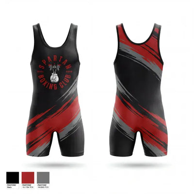 Spartan Boxing 82857354 Wrestling Singlet - 1