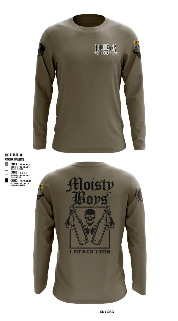 Long Sleeve Performance Shirt, 1-21 bulls 2nd pltFBCW, Army, Teamtime, Team time, sublimation, custom sports apparel, team uniforms, spirit wear, spiritwear, sports uniforms, custom shirts, team store, custom team store, fundraiser sports, apparel fundraiser