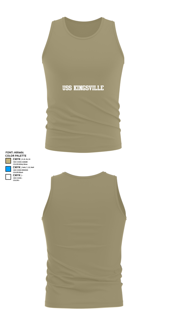 Tank Top, USS KINGSVILLE, , Teamtime, Team time, sublimation, custom sports apparel, team uniforms, spirit wear, spiritwear, sports uniforms, custom shirts, team store, custom team store, fundraiser sports, apparel fundraiser