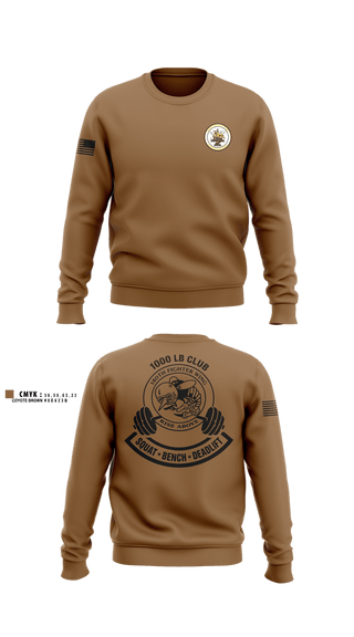Crew Neck Sweatshirt, 180th fighter wing, Air Force, Teamtime, Team time, sublimation, custom sports apparel, team uniforms, spirit wear, spiritwear, sports uniforms, custom shirts, team store, custom team store, fundraiser sports, apparel fundraiser