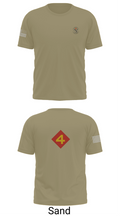 14th Marine regiment 4th Marine corps division 57481844 Old School Cotton Feel Shirt - 90