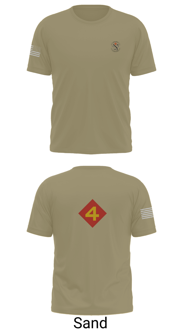 Old School Cotton Feel Shirt, 14th Marine regiment 4th Marine corps division, , Teamtime, Team time, sublimation, custom sports apparel, team uniforms, spirit wear, spiritwear, sports uniforms, custom shirts, team store, custom team store, fundraiser sports, apparel fundraiser