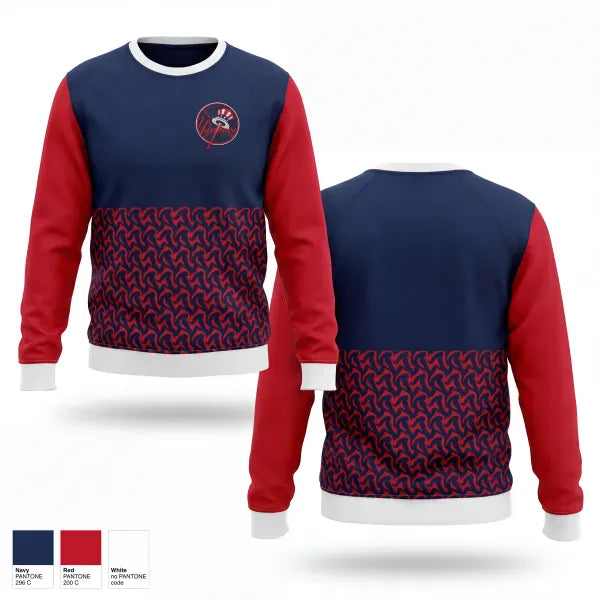 Crew Neck Sweatshirt, KCD Freedom, Baseball, Teamtime, Team time, sublimation, custom sports apparel, team uniforms, spirit wear, spiritwear, sports uniforms, custom shirts, team store, custom team store, fundraiser sports, apparel fundraiser