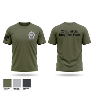 Old School Cotton Feel Shirt, 25th Judicial Drug Task Force, Police, Teamtime, Team time, sublimation, custom sports apparel, team uniforms, spirit wear, spiritwear, sports uniforms, custom shirts, team store, custom team store, fundraiser sports, apparel fundraiser