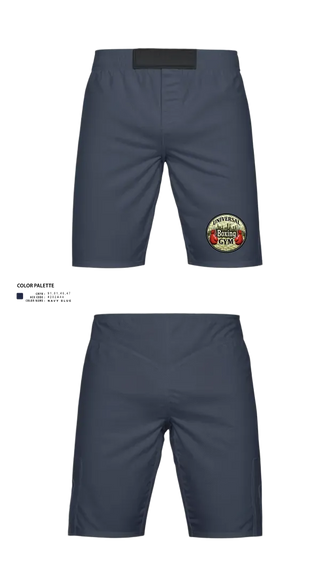 Fight Shorts, Universal Boxing Gym, National Guard, Teamtime, Team time, sublimation, custom sports apparel, team uniforms, spirit wear, spiritwear, sports uniforms, custom shirts, team store, custom team store, fundraiser sports, apparel fundraiser