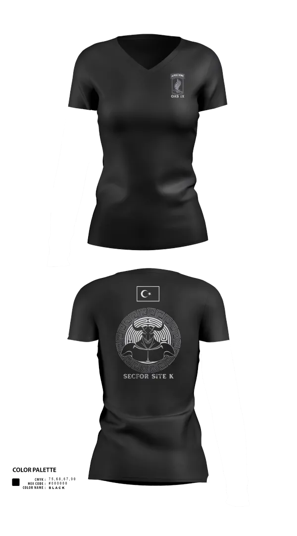 Womens Short Sleeve Vneck Shirt, 173RD ABN, Army, Teamtime, Team time, sublimation, custom sports apparel, team uniforms, spirit wear, spiritwear, sports uniforms, custom shirts, team store, custom team store, fundraiser sports, apparel fundraiser